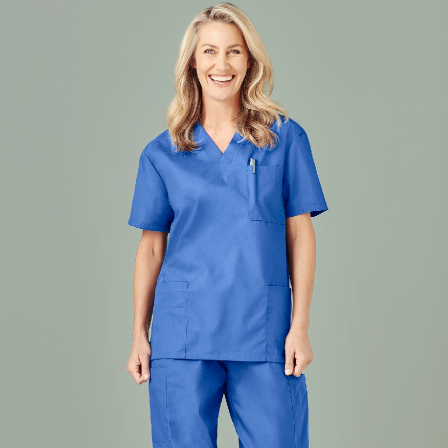 Biz Care Unisex Classic Scrubs Top - DANZO